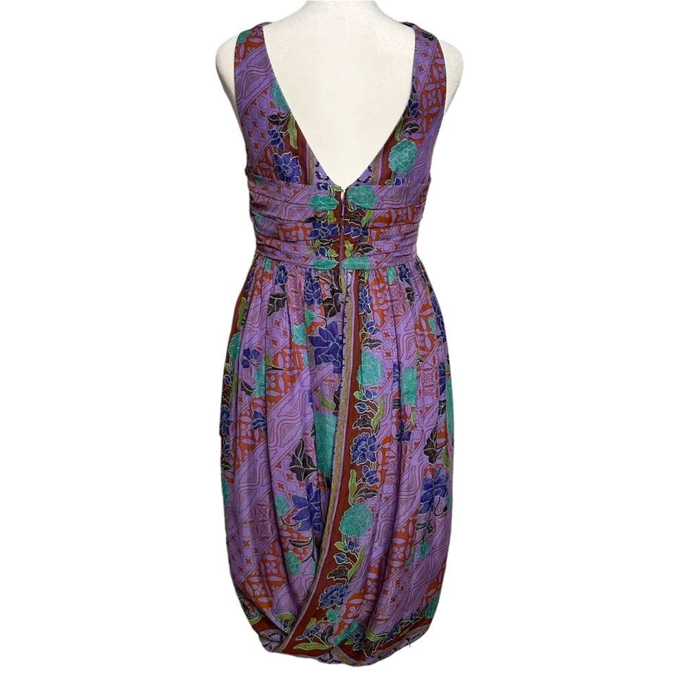 Vintage Nicole Miller Y2K Silk Bubble Dress - Picture 8 of 10